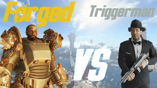 Raiders Vs Gangsters! | Triggermen Vs Forged | Fallout 4 NPC Battles