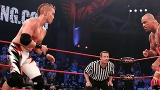 highlights: Amazing Red vs. Kurt Angle
