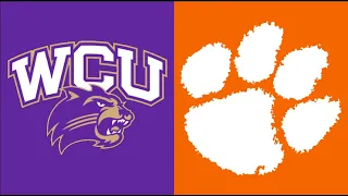 2017-18 College Basketball:  Western Carolina vs. Clemson (Full Game)