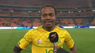 Post match interview with Percy Tau l Afcon Qualifier