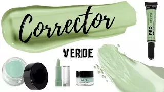 Corrector Verde ¿Para qué se usa?, ¿Cómo se usa? (Principiantes) || Clan de Belleza