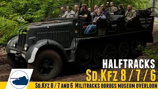 Sd.Kfz 8 / 7 and 6 Halftracks Militracks 2018.