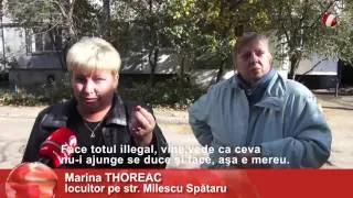 Locuitorii caselor de pe str. Milescu Spătaru luptă pentru terenul amejat copiilor