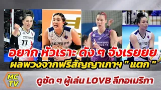 ดูชัด ๆ ผู้เล่น LOVB ลีกอเมริกา ผลพวงจากฟรีสัญญาเกาฯ "แตก "|พรพรรณเกิดปราชญ์|ลีกอเมริกา|นุศราต้อมคำ|