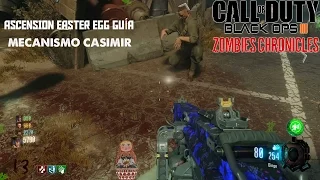 ASCENSION | GUÍA CÓMO HACER EL EASTER EGG TUTORIAL | BLACK OPS 3 ZOMBIES CHRONICLES DLC 5