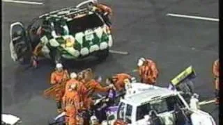 2001 Indycar Richmond - Eddie Cheever and Eliseo Salazar crash