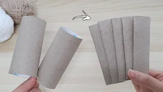 Why buy Expensive Baskets in Stores when You Can make it Yourself? Idea from Toilet paper rolls