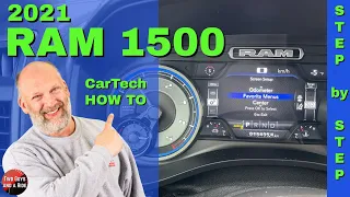 2021 Ram 1500 Limited - CarTech Drivers Screen How To