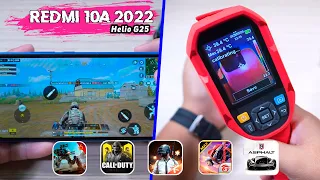 REDMI 10A│Pruebas de POTENCIA y RENDIMIENTO│FREE FIRE MAX, PUBG MOBILE, CALL OF DUTY, WAR ROBOTS🔥🔥