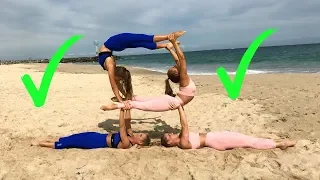 DESAFIO DE YOGA EXTREMO Gemelas mayores versus Menores