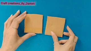 How to make Folding Mobile Phone with cardboard and paper/  DIY folding mobile phone notebook