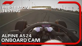F1 2024 | Pierre Gasly | Shakedown Alpine A524 at Bahrain