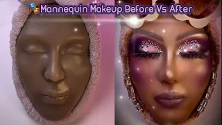 ASMR Mannequin🎭makeup tutorials. Enjoy some relaxing and satisfying time with me.