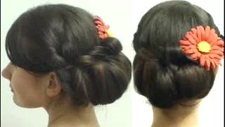 Легкая прическа на свадьбу, выпускной, вечер Easy hair for a wedding, prom, evening Viva Woman