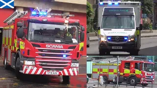 Scottish Fire and Ambulances responding URGENTLY in Edinburgh!