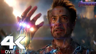 I am Ironman snap scene 4K 60fps| Avengers Endgame #ironman #iamironman #avengersendgame #thanos