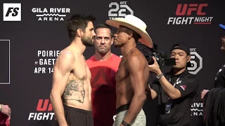 UFC on FOX 29: Carlos Condit vs  Alex Oliveira Weigh In + Staredown