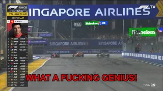Russell Crashes Out and Sainz Wins in Singapore