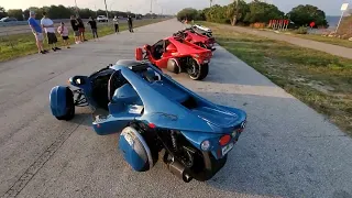 Campagna T-Rexes go to Quaker Steak Bike Night 2022