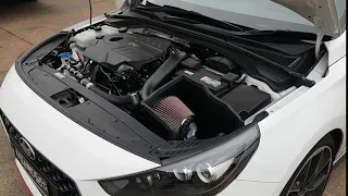 IFX Hyundai I30 n Cold Air Intake Sound with DOSE PLATE installed.