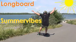 Longboard Summervibes | Cruisen, Tricks und Slides am See + Surfskate | Longboarding Germany