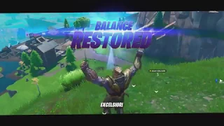 Avengers Endgame LTM - Full Round as Thanos Balance Restored - Fortnite [Gameplay]