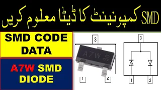 {277} SMD Code A7W Equivalent, How to Find Pinout, Datasheet, Equivalent for SMD Components Urdu