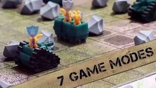 Men in Tanks© board game features ►► 7 GAME MODES ◄◄