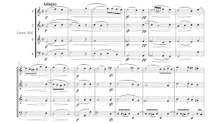 [Score] Franz Strauss - Adagio for horn quartet