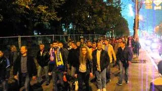 Минск после матча БАТЭ - Бавария / BATE vs Bayern 02.10.2012