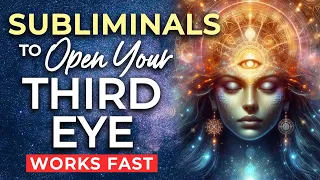 SUBLIMINAL Affirmations to OPEN Your THIRD EYE ★ Subliminals for Third Eye ACTIVATION