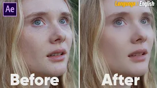 How to Add Face Beauty Effect in After Effects - Without Any Plugin (English)