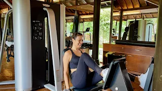 #WorkoutWednesday: Ms. Iza Calzado-Wintle at The Farm's Pure Energy Gym