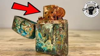 Zippo Lighter Restoration - Marlboro Edition