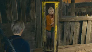 Ashley gets Mad when you tell her to get in a locker in the Resident Evil 4 Remake