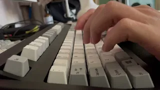 Keyboard ASMR Buckling Springs on Unicomp New Model M