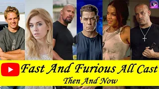 Fast And Furious Cast Cast ★Then And Now★ 2021 | Fast And Furious Cast Then And Now