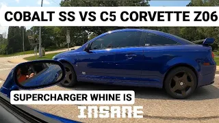 COBALT SS (SUPERCHARGED) VS C5 CORVETTE Z06