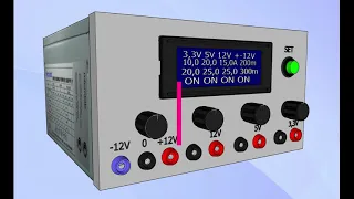 Из компьютерного блока питания лабораторный с помощью Ардуино