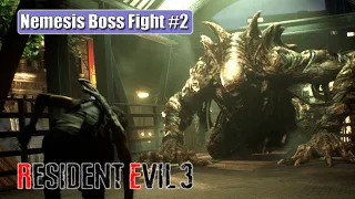 Resident Evil 3 Remake | Nemesis Boss Fight #2 | Clock Tower Boss