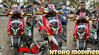 Ntorq New model 2023 Modified ❤️ TVs ntorq modified | Ntorq engine light