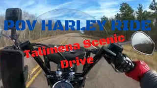 POV Harley Ride of Talimena Scenic Drive