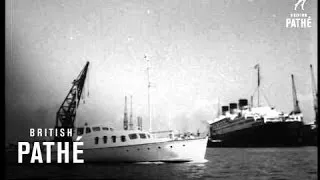 Selected Originals -  News In Flashes - Largest Aluminium Yacht (1952)