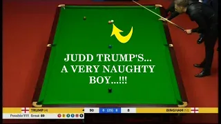 Judd Trump tricks the ref!