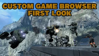 Halo MCC Custom Game Browser First Look