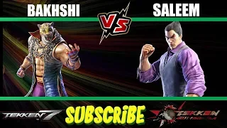 TEKKEN 7 Bakhshi (King) VS Saleem (Kazuya)