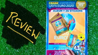 Panini Euro 2020 Tournament Edition Sticker Starter Pack Review