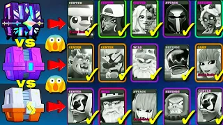 ALL CARD UNLOCKED WITH OPENED LEGENDARY CHEST BIGLUCK WARRIOR IN FRAG PRO SHOOTER NOOT CARD V1.9.5