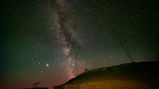 Milky Way - Romania - Bucegi Mountains , Caraiman Chalet - 4K