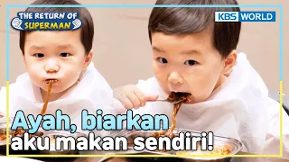 [IND/ENG] "You can eat without spilling food on it, right?" | The Return of Superman | KBS WORLD TV